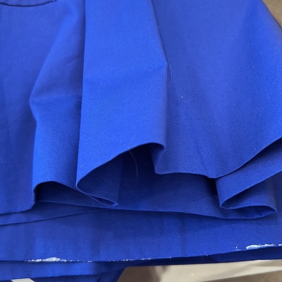 Milly Cobalt Blue & White Striped Collared Dress for Office or Casual sz.10 - Picture 11 of 11